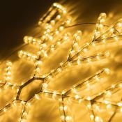 фигура из дюралайта 22W Белый теплый СНЕЖИНКА 034257 ARD-SNOWFLAKE-M9-900x900-360LED IP65
