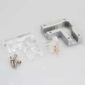 Соединитель угловой для гибкого неона ARL-CLEAR-Mini-90 (16x8mm) 022705