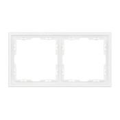 Рамка пластик 2 поста Arlight FRM-NOBE-SFPL-2-WH 054215 белый