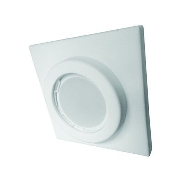 Встраиваемый светильник без лампы Apeyron V40-122 GU5.3 гипс белый квадратный