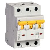 Автоматический выключатель 3-пол. 20А ВА47-60МА D 6кА MVA33-3-020-D KARAT IEK