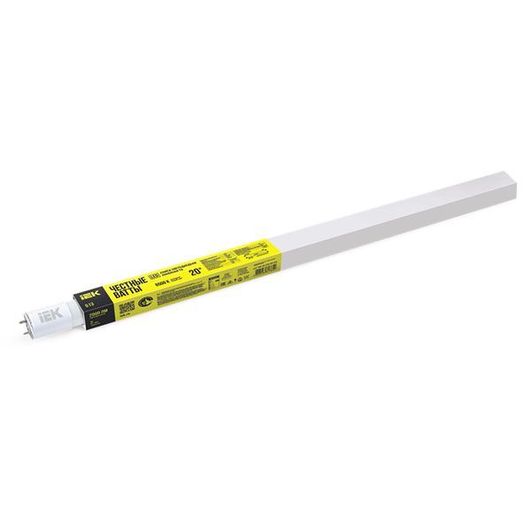 светодиодная лампа  T8 1200мм Белый 20W LLE-T8R-20-230-65-G13 6500К G13 IEK