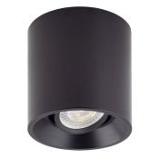 Накладной светильник DENKIRS без лампы SORO DK3040-BK GU5.3 цилиндр черный