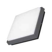 светильник  10W Белый дневной 032426 LGD-AREA-S175x175 220V IP54 квадратный накладной серый