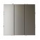 Выключатель встраиваемый VOLTUM S70 трехклавишный 10А шелк