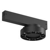 Трековый светильник однофазный  12W Белый-MIX SMART GRILL DK8030-BK IP20 на шинопровод управляемый черный
