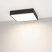 Накладной светильник  30W Белый дневной 034793 SP-QUADRO-S350x350 220V IP40 квадратный черный