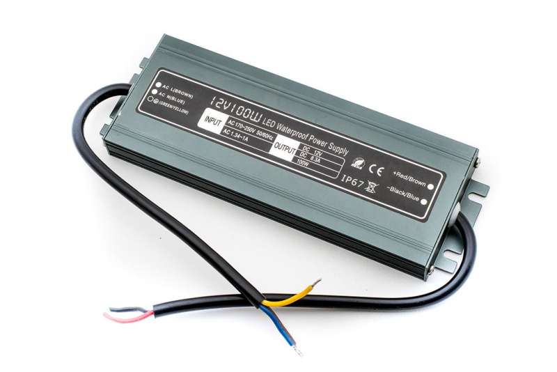 Блок питания (AC-DC) 12V 100W 00-00001273  MTPW-100-12 MINI  герм IP67  металл