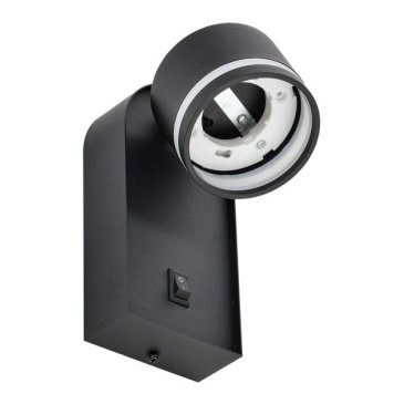 Накладной светильник -бра IEK LIGHTING без лампы 4035 LT-UBB0-4035-GX53-1-K02 GX53 черный