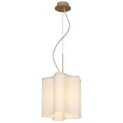 Люстра подвесная Lightstar без лампы 802115 NUBI LEGNO 1х40W E27 белый/светлое дерево