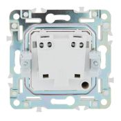 Штепсельная розетка встраиваемая IEK SKANDY 10А SK-R10-10-K03 SK-R02Gr без з/к без шторок серый