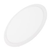 Встраиваемый светильник-панель  34W Белый теплый 036073 DL-EDGE-R400-34W IP40 круглый белый
