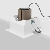 Встраиваемый светильник  12W Белый-MIX DL008-12W2.7-3-4K-W Металл Модерн/Metal Modern 50deg 230V квадратный белый