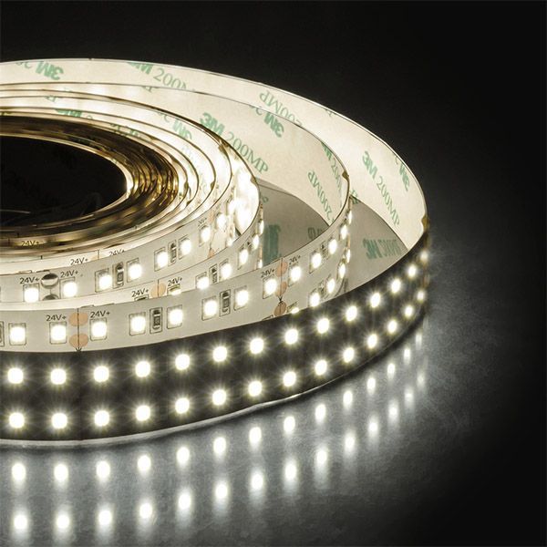 Светодиодная лента Белый теплый 2835 24V 38W/m 240Led/метр 00-304 PRO 20мм IP20 Светодиодная лента Белый теплый 2835 24V 38W/m 240Led/метр 00-304 PRO 20мм IP20