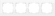 Рамка стеклянная 4 поста WERKEL Favorit WL01-Frame-04 / W0041101 белый