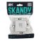 Розетка встраиваемая компьютерная IEK SKANDY SK-K10-2-K01 SK-K02W RJ45 кат.6 арктический белый