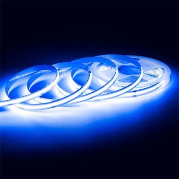 Светодиодная лента Синий COB 24V 11W/m 352Led/метр 00-358 PRO 10мм IP20