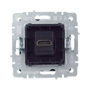 Розетка встраиваемая HDMI IEK BRITE BR-H10-K45 РHDMI-0-БрТБ бронза