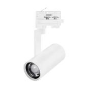 Трековый светильник  10W Белый-MIX LGD-URANUS-4TR-R65 Warm3500-MIX (WH, side holder) 20-50deg на шинопровод белый 059361