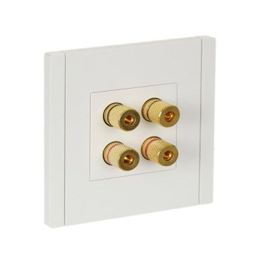 Розетка встраиваемая аудио IEK FORTE&PIANO FP239 белый FP-S40-K01