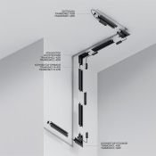 Шинопровод трехфазный TRXM034-422W Exility 2м белый под ГКЛ