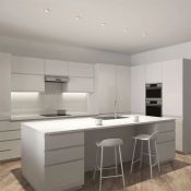 Встраиваемый светильник без лампы DENKIRS KARUP DK3126-WH GU5.3 белый круглый