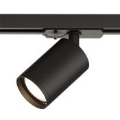 Трековый светильник однофазный  15W SOLID TUBE DK6201-BK под лампу GU5.3 IP20 на шинопровод черный