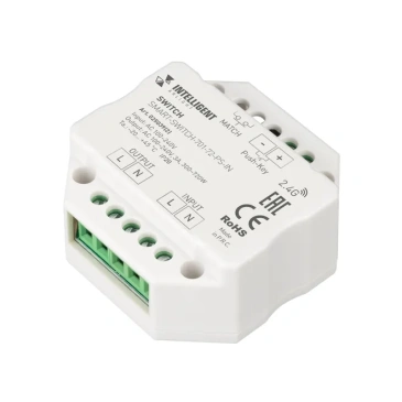 Выключатель 025039(2) SMART-SWITCH-701-72-PS-IN (230V, 1x3A, 2.4G)