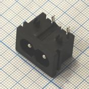 Гнездо AC-8 250 V/ на плату Гнездо AC-8 250 V/ на плату