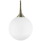 Люстра подвесная Lightstar без лампы 813031 GLOBO 1х40W E14 белый/бронза