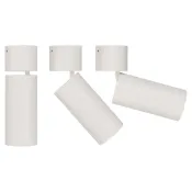 Накладной светильник   8W Белый теплый 027534 SP-POLO-SURFACE-FLAP-R65 BK 220V  цилиндр белый