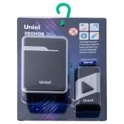 Звонок электронный беспроводной UL-00011372 UDB-016W-R1T1-38S-150M-BL-SL