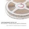 Светодиодная лента Белый теплый 2835 12V  14.4W/m  60Led/м герм 00-11 IP65