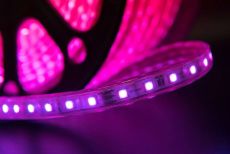 Светодиодная лента RGB 5060 220V 14.4W/m 60Led/метр герм 00000000939  LT560-RGB-50 IP68
