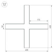 Крестовина для профиля SL-LINE-5035  030118