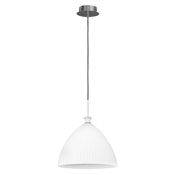 Люстра подвесная Lightstar без лампы 810030 AGOLA 1х40W E14 хром/белый