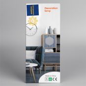 фигурка  светодиодная неоновая «Молния»  Голубой, 3хАА, USB, 13х33.5 см