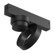 Трековый светильник однофазный  12W Белый-MIX SMART GRILL DK8030-BK IP20 на шинопровод управляемый черный