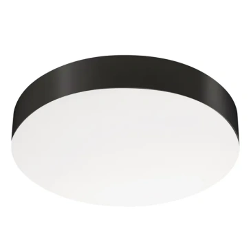 Накладной светильник  32W Белый теплый 049804 SP-FLOWER-R410-32W 230V IP54 круглый черный