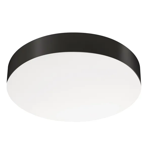 Накладной светильник  32W Белый теплый 049804 SP-FLOWER-R410-32W 230V IP54 круглый черный