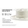 Светодиодная лента Белый 2835 220V  8W/m  120Led/м герм 17-39 Стандарт IP65 50М