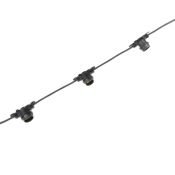 Гирлянда  800W Belt-Light 2 жилы UL-00006441 UDL-K111 шаг 25см патроны E27 провод черный (20м) IP65