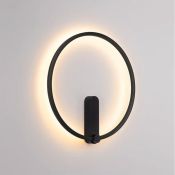 Накладной светильник 13W Чёрный 036506 SP-VINCI-RING-R400 230V IP20 поворотный белый теплый