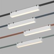 Трековый светильник  12W Белый-MIX BELTY SMART LINEAR DK5674-WH IP20 на шинопровод белый/черный