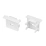 Заглушка SL-MINI-15-F WHITE с отверстием (комплект) 049459