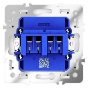 Розетка акустическая встраиваемая VOLTUM S70 4-местная белый матовый