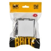 Вывод кабеля МВ10-БрАБ арктический белый BR-VK10-0-K91 BRITE IEK