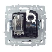 Розетка встраиваемая комбинированная IEK BRITE BR-AK20-1-K37 РТВ/РК12-БрШ TV+RJ45 кат.5E шампань