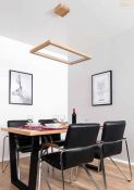 светильник  40W Белый теплый LEGNO G1519574  220V IP20 прямоугольный подвесной дуб