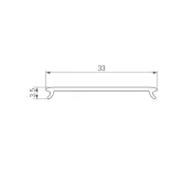 Экран STRETCH-S-35-CEIL-CENTER-10m OPAL BLACK (GAMMA35) матовый (10м) 049651